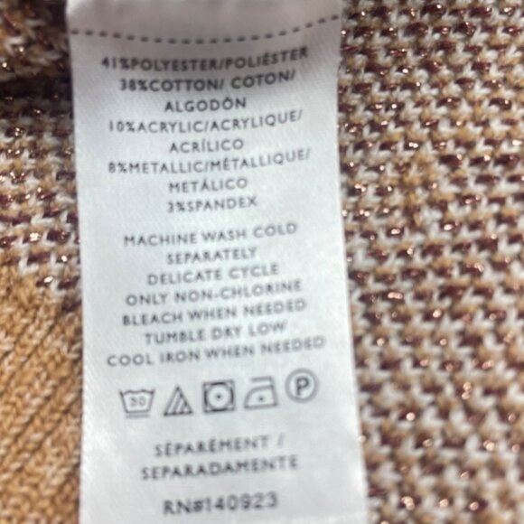 LOFT  Small Petite Leopard Print Turtleneck Tunic SweaterI’m - Picture 7 of 13